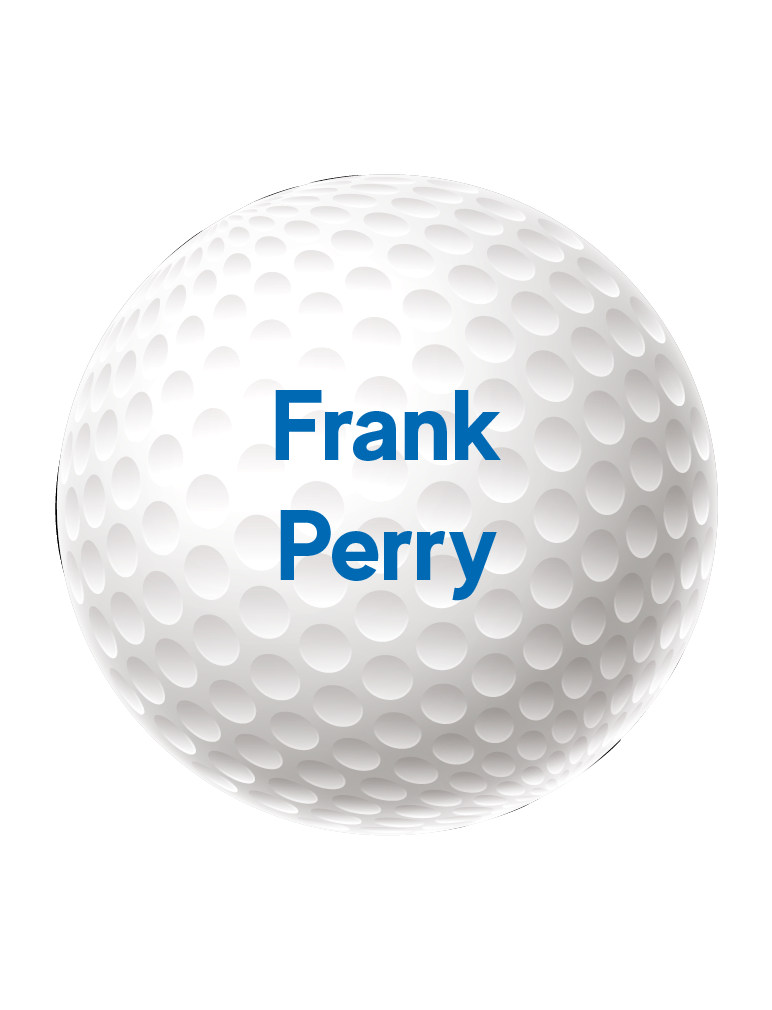 golf ball frank perry